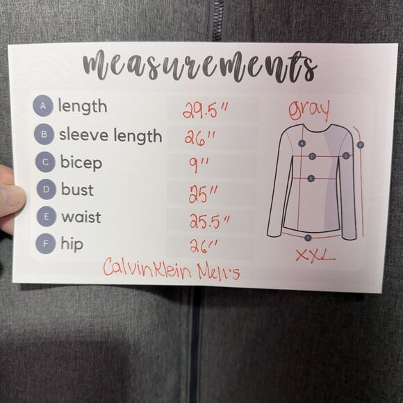 Calvin Klein Water Resistant 4-Way Stretch Jacket Men’s Size XXL Gray - Picture 7 of 7